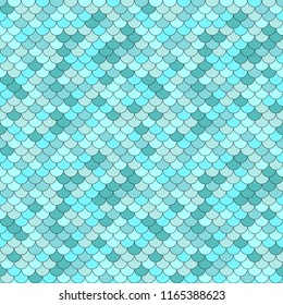 Mermaid scales seamless pattern. Snake skin. Colorful fish skin background. Pattern ideal for wrapping paper, wallpaper and textiles.