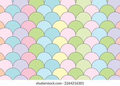 mermaid scales seamless repeat pattern texture background.