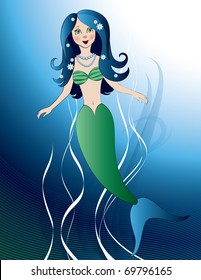 Mermaid in the Sea