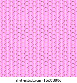 Mermaid seamless pattern. Hot pink and gold fish scale texture background. Neon magic vector illustration. Easy to edit template for invitations, banners, cards, fabric, package, etc.