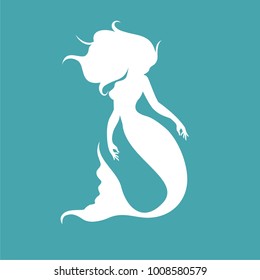 Mermaid Silhouette Vector