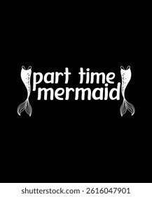 Mermaid  T Shirt Design or Art