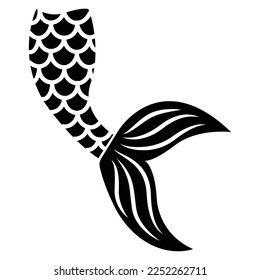 Mermaid Tail Illustration Vektor Shell