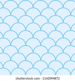 Mermaid tail seamless pattern. Fish skin texture. Tillable background for girl fabric, textile design, wrapping paper, swimwear or wallpaper. Purple mermaid tail background with fish scale underwater.