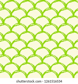 Mermaid tail seamless pattern. Fish skin texture. Tillable background for girl fabric, textile design, wrapping paper, swimwear or wallpaper. Blue mermaid tail background with fish scale underwater.