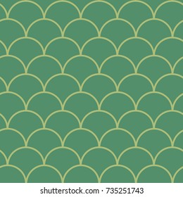 Mermaid tail seamless pattern. Fish skin texture. Tillable background for girl fabric, textile design, wrapping paper, swimwear or wallpaper. Blue mermaid tail background with fish scale underwater.