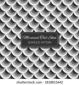 Mermaid Tail Skin Seamless Pattern