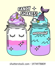 MERMAID AND UNICORN FANTASY MALTEADS