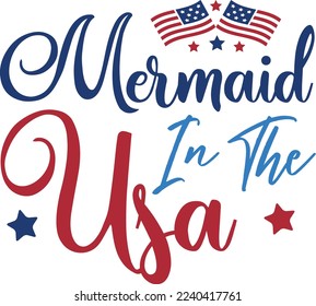 Mermaid In The Usa eps File