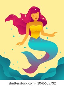 mermaid vector illustration