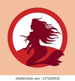 
Mermaid. Vector illustration