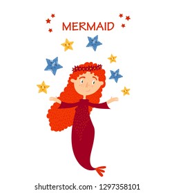 mermaid vector illustration