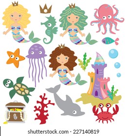 Mermaid vector illustration