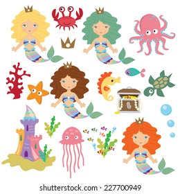 Mermaid vector illustration