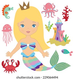 Mermaid vector illustration