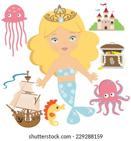 Mermaid vector illustration