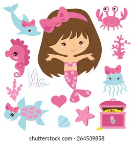 Mermaid vector illustration