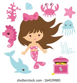 Mermaid vector illustration