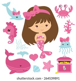 Mermaid vector illustration