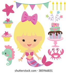 Mermaid vector illustration