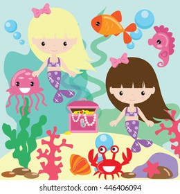 Mermaid vector illustration