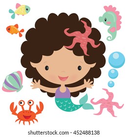 Mermaid vector illustration