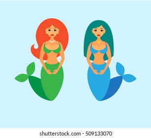 Mermaid vector illustration