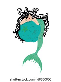 mermaid vector illustration