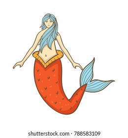 mermaid vector illustration