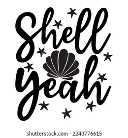 Mermaid Vector Shell Vector Be Mermaid Sublimation to create cutouts for scrapbooking paper crafts greeting cards Pillow 