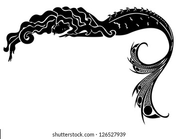 mermaid vector silhouette
