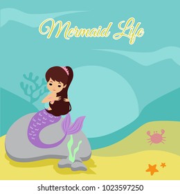 Mermaids Life Illustration