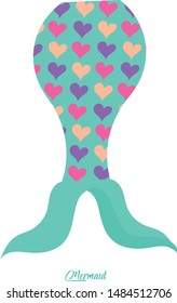 Its a mermaid's tail, which you can use in any illustration.You can modify colors to it. It has hearts instead of scales, in order to give it another perspective and a more cartoony look.