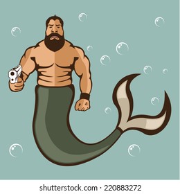 Merman Vector