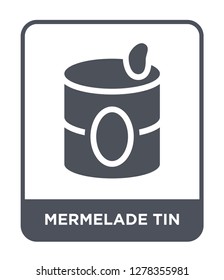 mermelade tin icon vector on white background, mermelade tin trendy filled icons from Bistro and restaurant collection, mermelade tin vector illustration