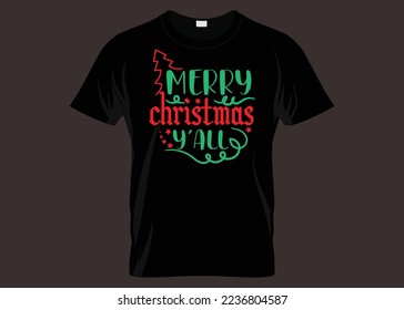 Merry And Bright T-shirt Design