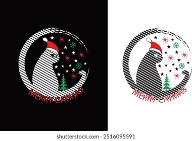 Feliz Natal de Natal t-shirt design Graphic Vetor Template,