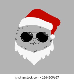 Merry catmas, cool cat, cute cat Christmas. merry christmas r shirt vector design