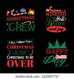 Merry catmas t shirt design. Happy christmas typography vintage design.