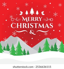 Merry Chirstmas Design Background Decoration