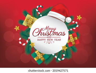 merry chrismas art vector background