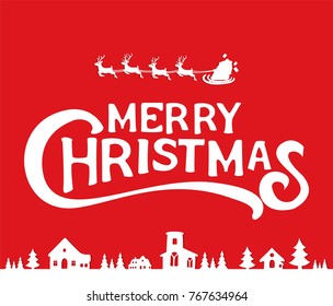 merry chrismas background card poster vector