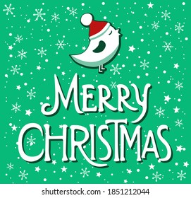 Merry Chrismas background. Vector illustration