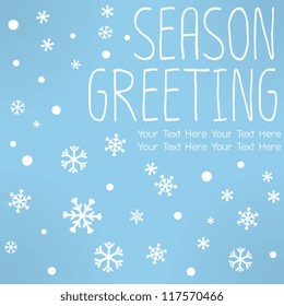 Merry Chrismas greeting card