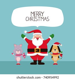 Merry chrismtas card cartoon