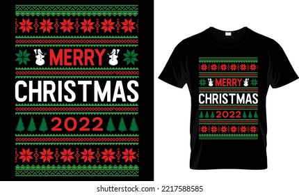 Merry  christ  mas  2022..t shirt design