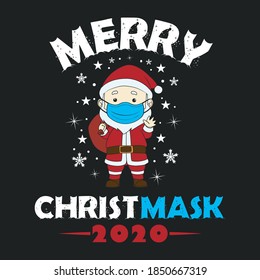 Máscara de artista de los cerezos 2020 - camiseta - diseño de camisetas navideñas