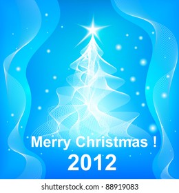 Merry Christmas 2012 rosette background