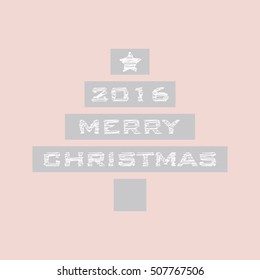 Merry christmas 2016 background.