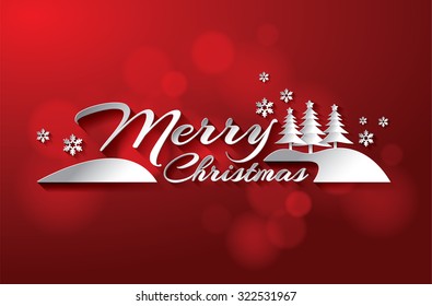 Merry Christmas 2016 holidays vector design